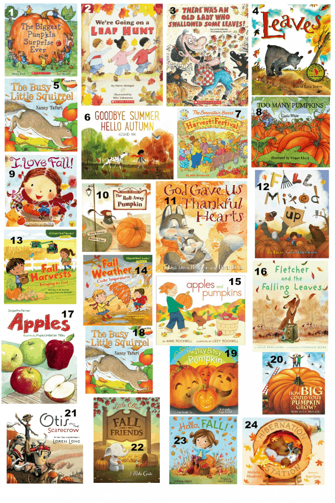 Halloween books for kids. Also fall and seasonal interactive books! Fall is a great time of year for reading! #halloweenbooks #fallbooks