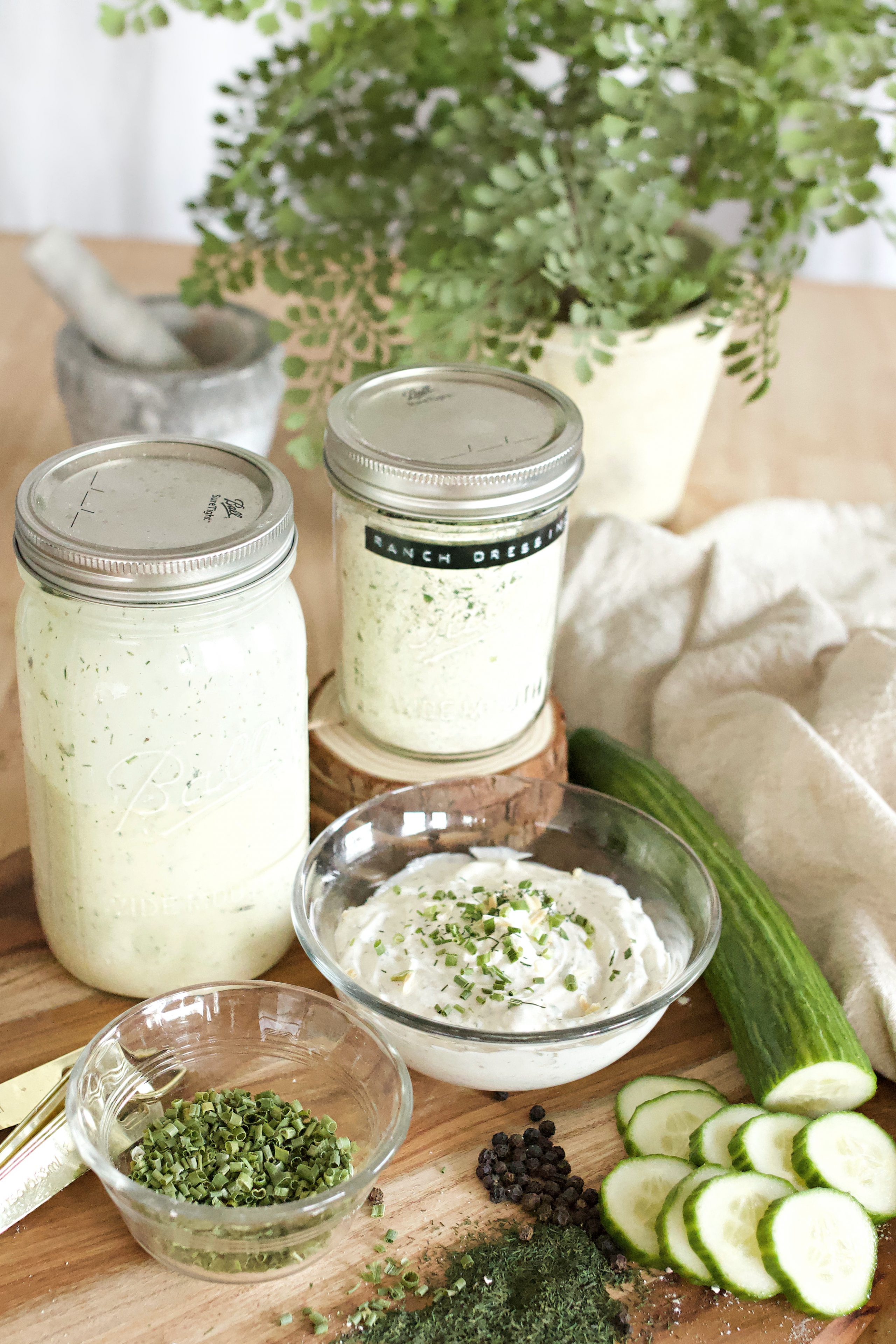 Ranch Dressing mix from scratch for dip & dressing