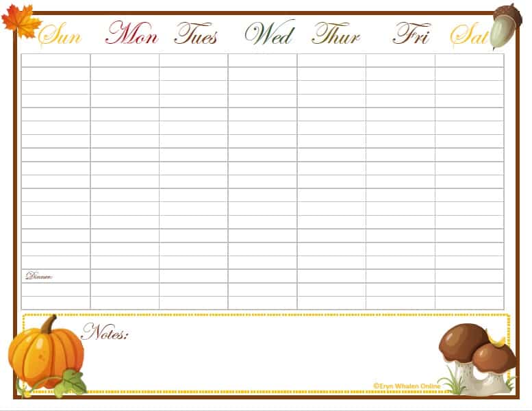 The stay at home working mom's fall schedule: Getting it all done