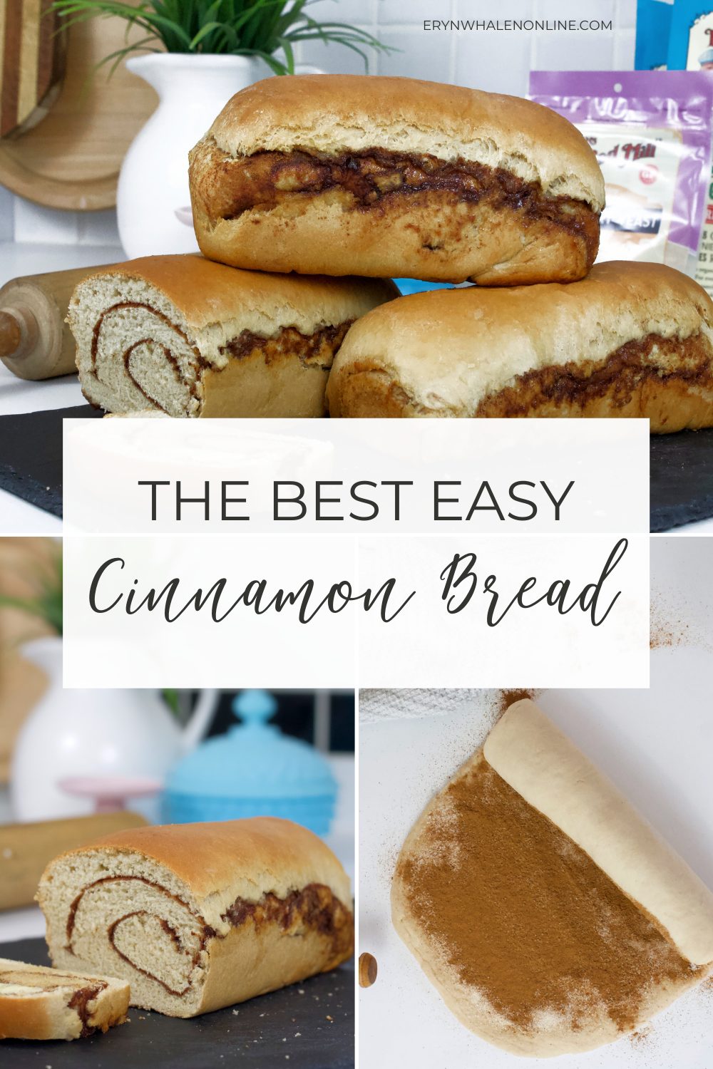 The Best Cinnamon Bread Recipe with a Yummy Cinnamon & Sugar Swirl