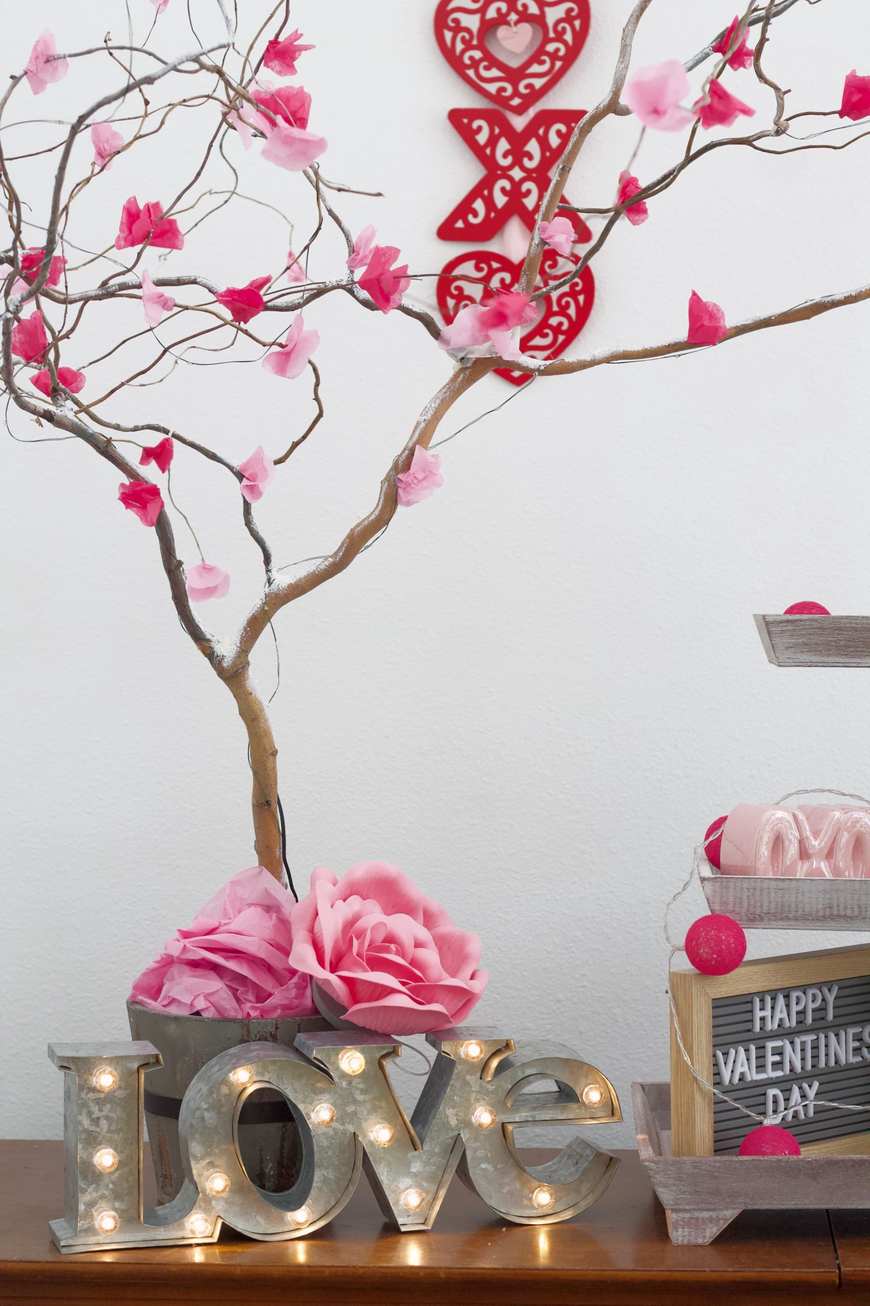 DIY Cherry Blossom Flower Tree or Bouquet for your Spring Centerpiece