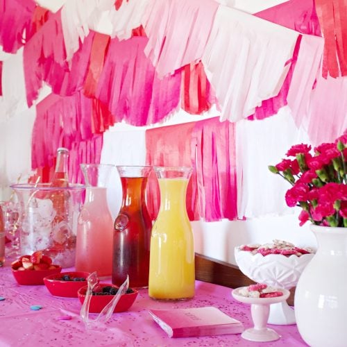 Valentine's Mimosa Bar Plus a Full List of Must Have Ingredients