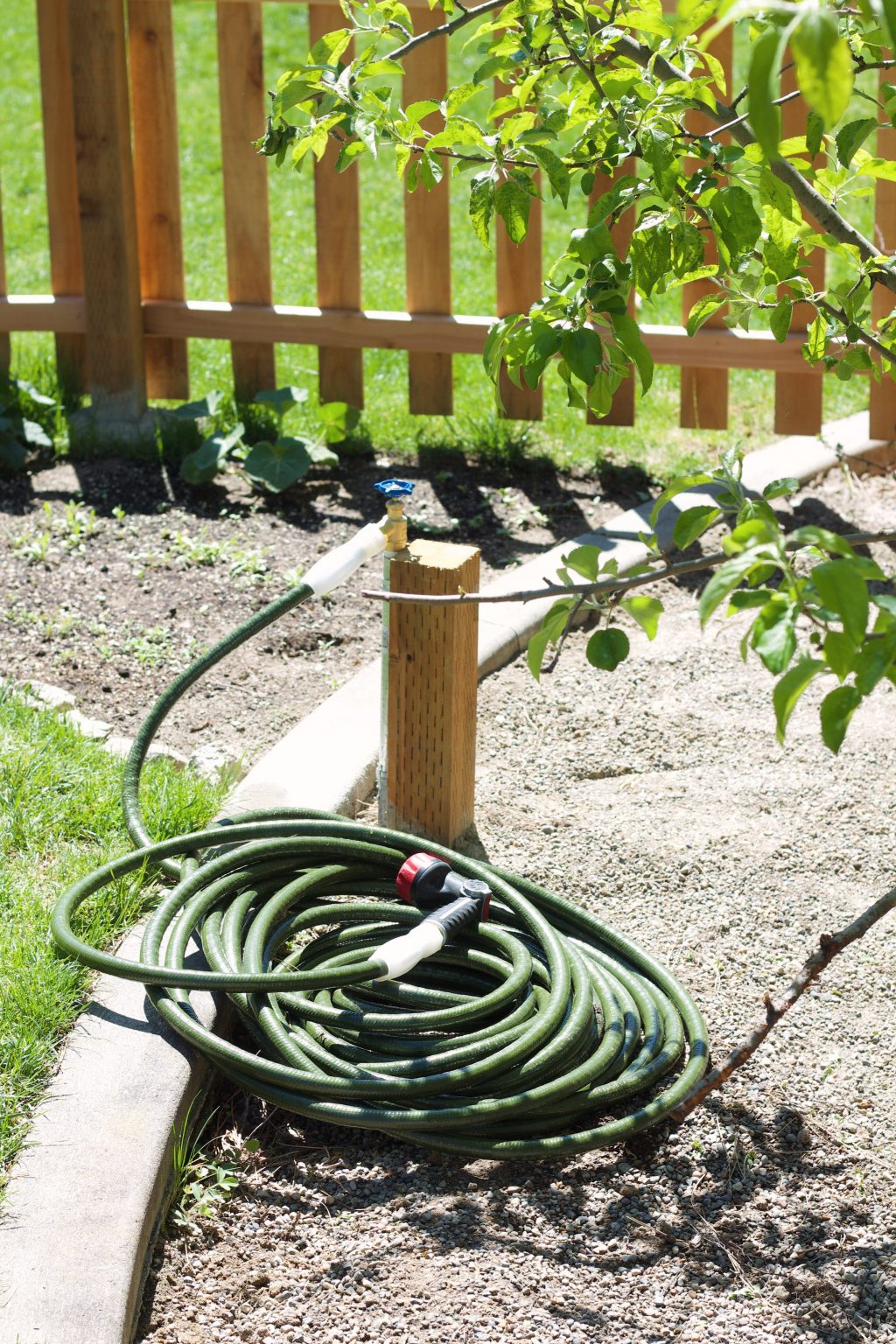How to make an extended outdoor faucet to your garden