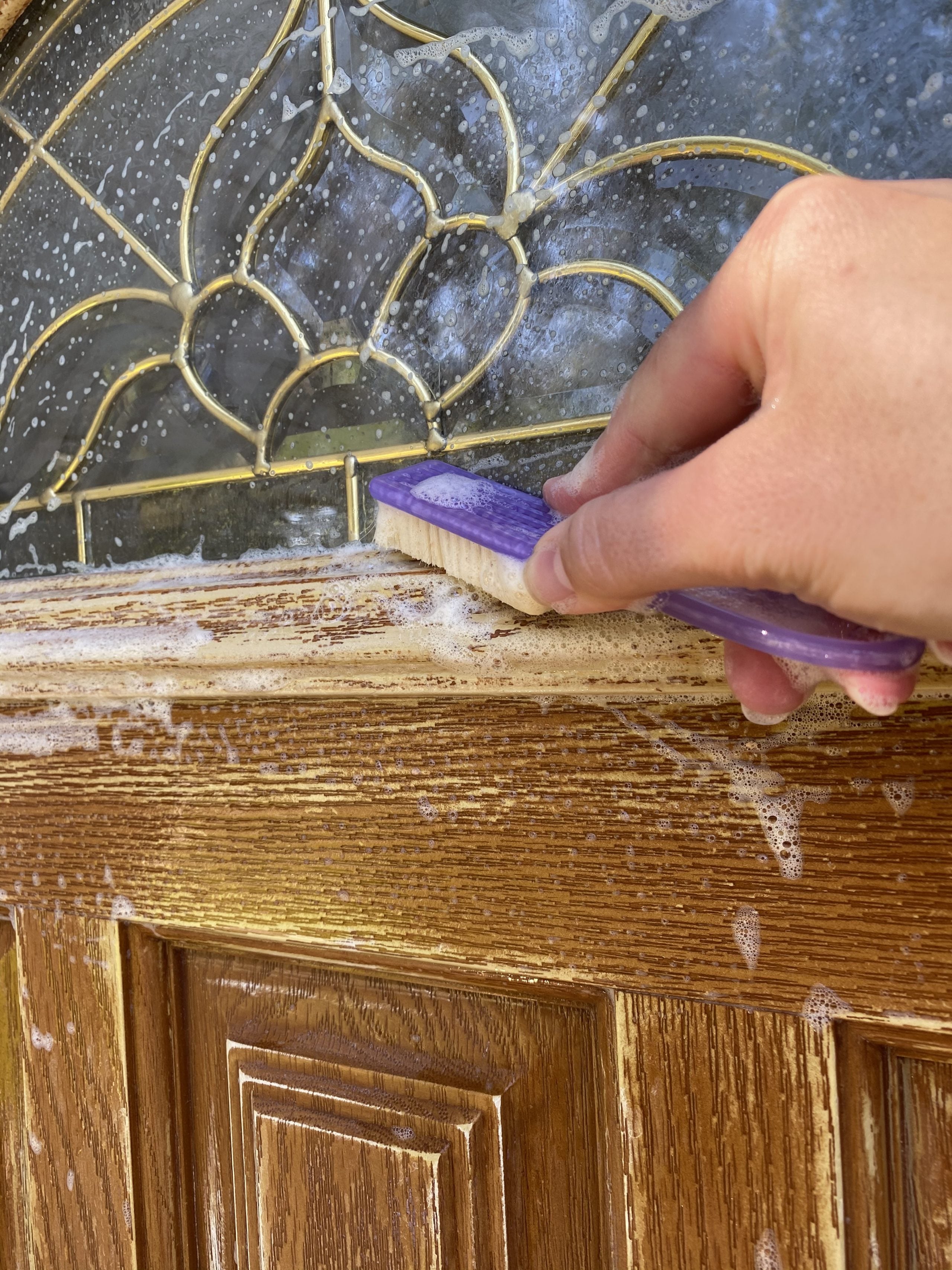How to Paint A Front Door Full Tutorial Inlcuding How to Strip and Prepare