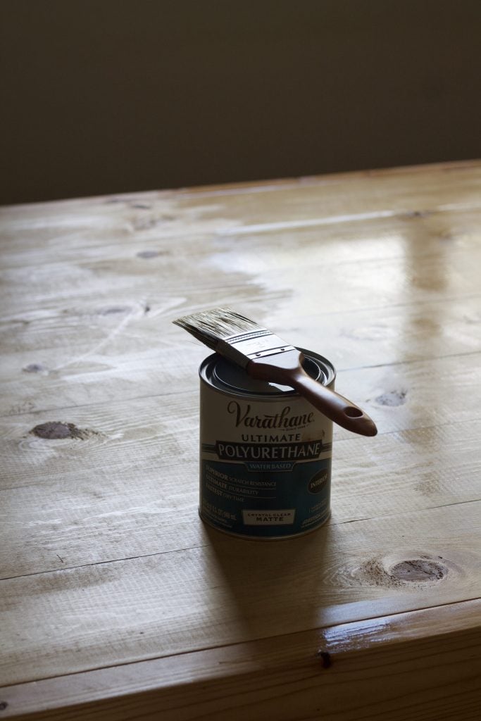 Staining and sealing a table doesn't have to be overwhelming. Follow this staining furniture how to for a beautiful piece of furniture.