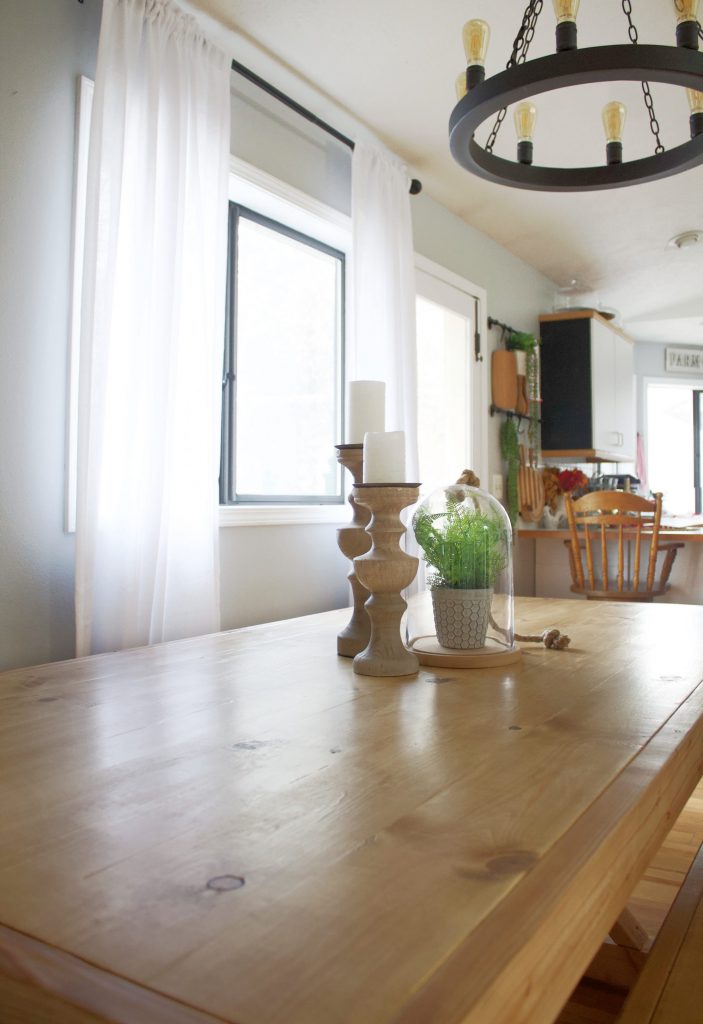 Staining and sealing a table doesn't have to be overwhelming. Follow this staining furniture how to for a beautiful piece of furniture.