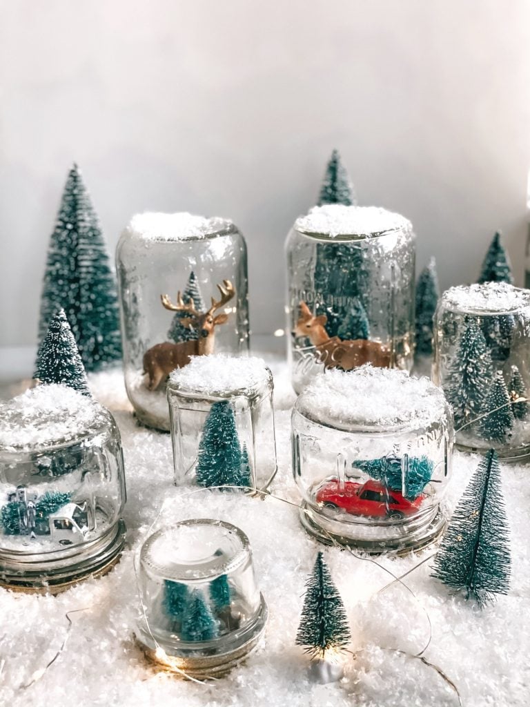 How To Make A Snow Globe | Easy Dry Snow Globes