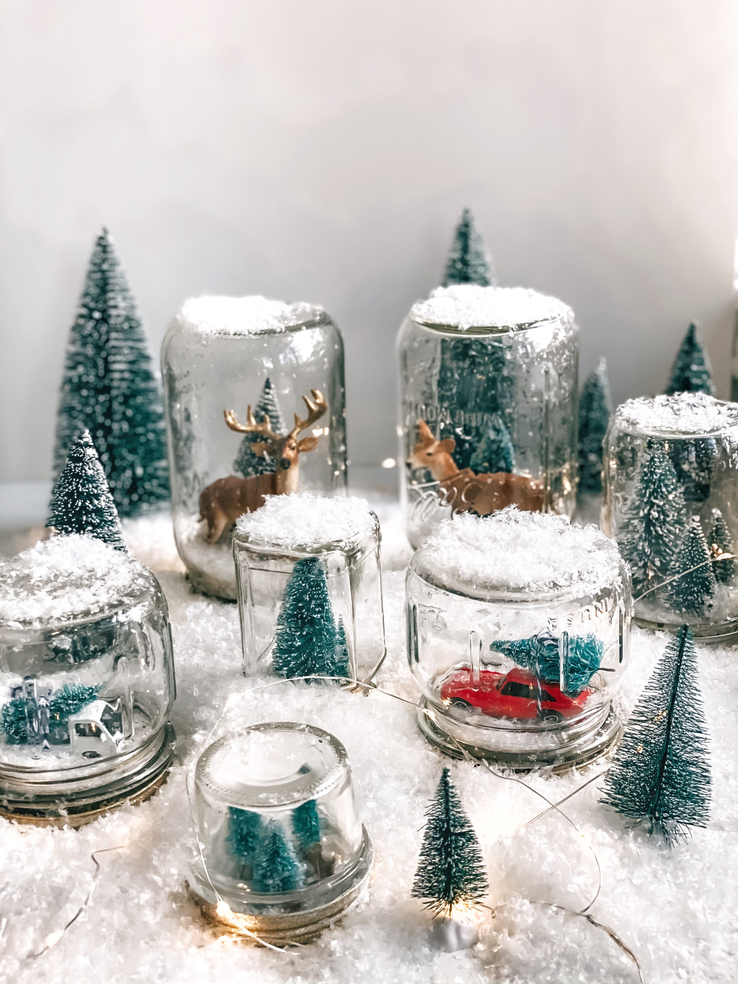 How To Make A Snow Globe | Easy Dry Snow Globes, image size:2560x3413