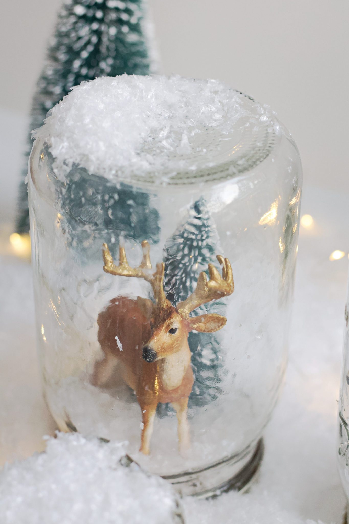 How To Make A Snow Globe Easy Dry Snow Globes