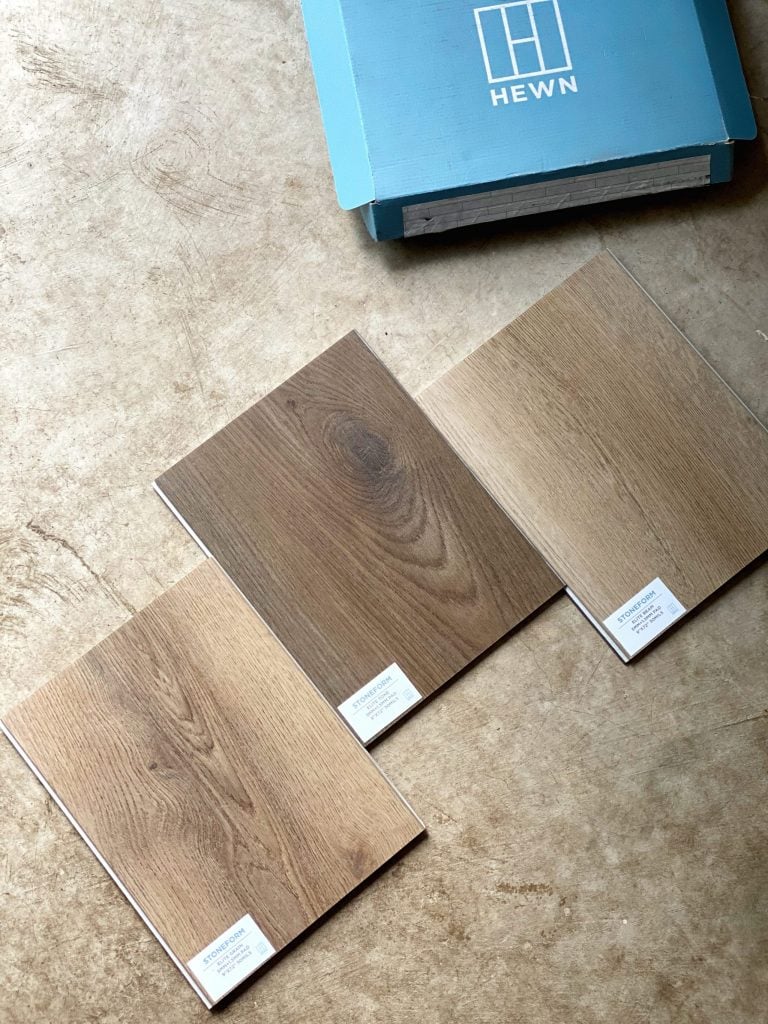 Hewn flooring was the best option for our high-traffic home. With 2 kids, 3 cats, and a huge dog, we needed something beautiful and durable. #flooring #HEWN 