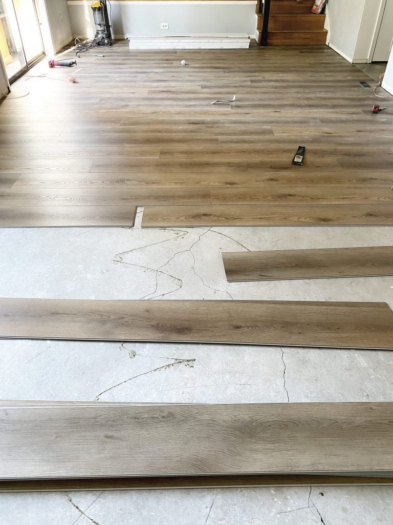 Hewn flooring was the best option for our high-traffic home. With 2 kids, 3 cats, and a huge dog, we needed something beautiful and durable. #flooring #HEWN 