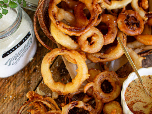 Sourdough Discard Onion Rings | No Restaurant Needed