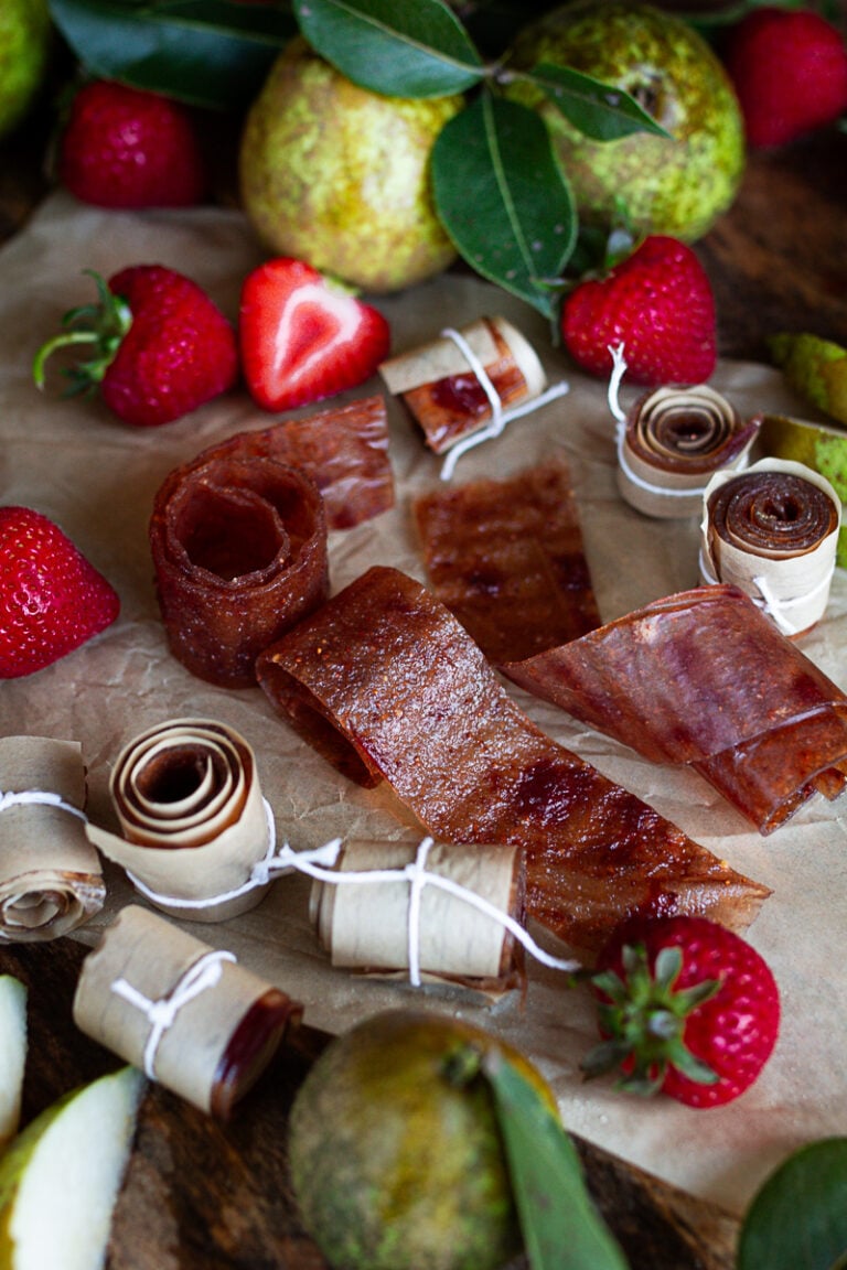 Simple Homemade Pear Fruit leather | 2 Ingredients