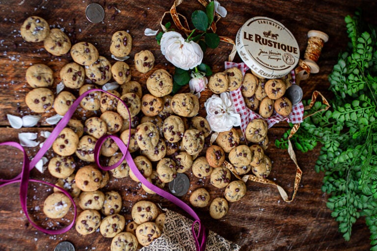Mini Chocolate Chip Cookies (Quarter-Sized & Perfect for Gifting!)